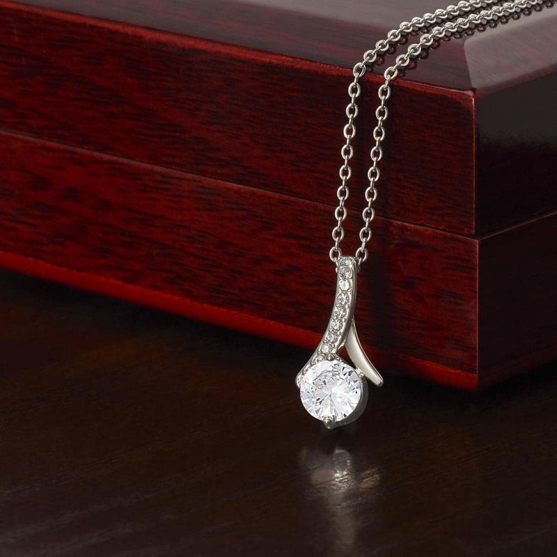 CALLA DECORGIFTS To My Daughter Necklace from Dad - Beautiful Pendant with Heartfelt Message Card, Gift of Love and Protection for Daughter from Father, Perfect for Birthday, Graduation, Christmas